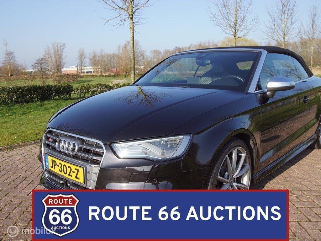 Audi S3 Cabriolet | 2015 | Route 66 Auctions, Auto's, S3, Gebruikt, Zwart, Bedrijf