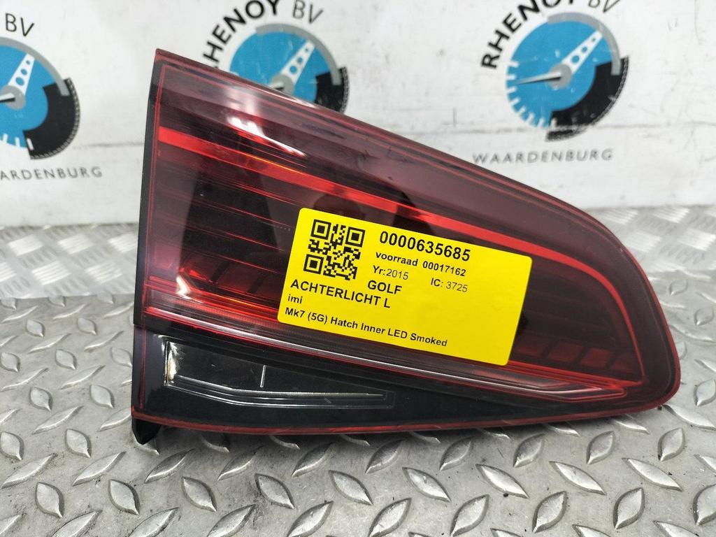 VOLKSWAGEN GOLF 5G1 1.2 TSI Comfortline  ACHTERLICHT L 2015, Auto-onderdelen, Ophalen of Verzenden, Gebruikt, ARN erkend