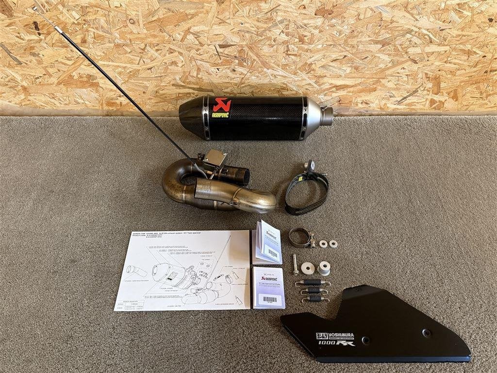 Akrapovic uitlaat demper Honda CBR1000RR ABS 2009-2013 SC59, Verzenden, Gebruikt