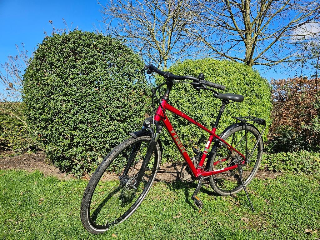 Trek Verve 2 Equipped Rage Red maat M, Fietsen en Brommers, Gebruikt, Versnellingen, Minder dan 49 cm, Ophalen