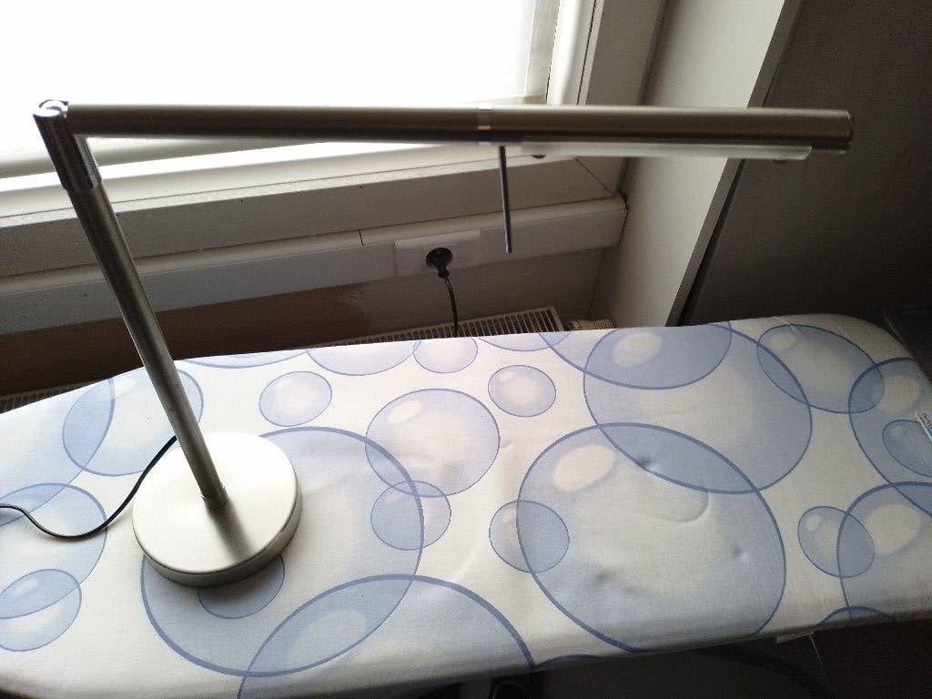 Lampe de bureau en inox « LUCIDE », Enlèvement ou Envoi, Utilisé, Métal, Moins de 50 cm