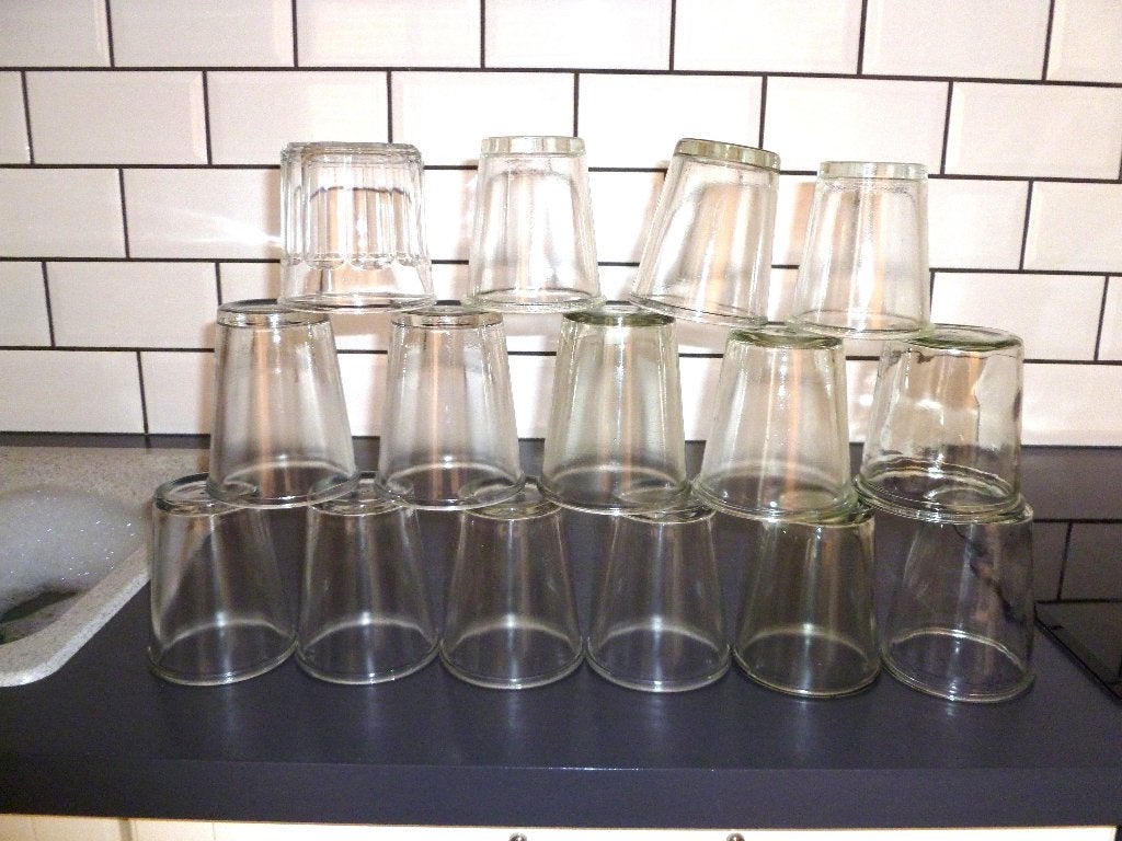 Lot de 15 bocaux VINTAGE authentique pour confiture,bougie, Vintage, Comme neuf, Verre, Enlèvement