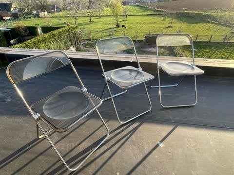 Plia chairs by Giancarlo Piretti, Ophalen