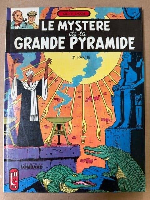 Le mystere de la grande pyramide 2eme reed, Livres, Enlèvement ou Envoi, Edgar P. Jacobs, Une BD, Utilisé