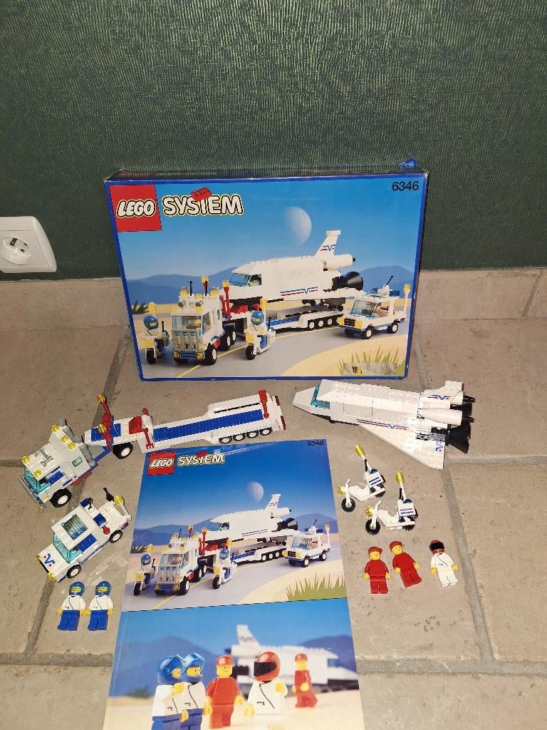 Lego Vintage 6346 De bemanning van de shuttle wordt gelancee, Kinderen en Baby's, Speelgoed | Duplo en Lego, Zo goed als nieuw