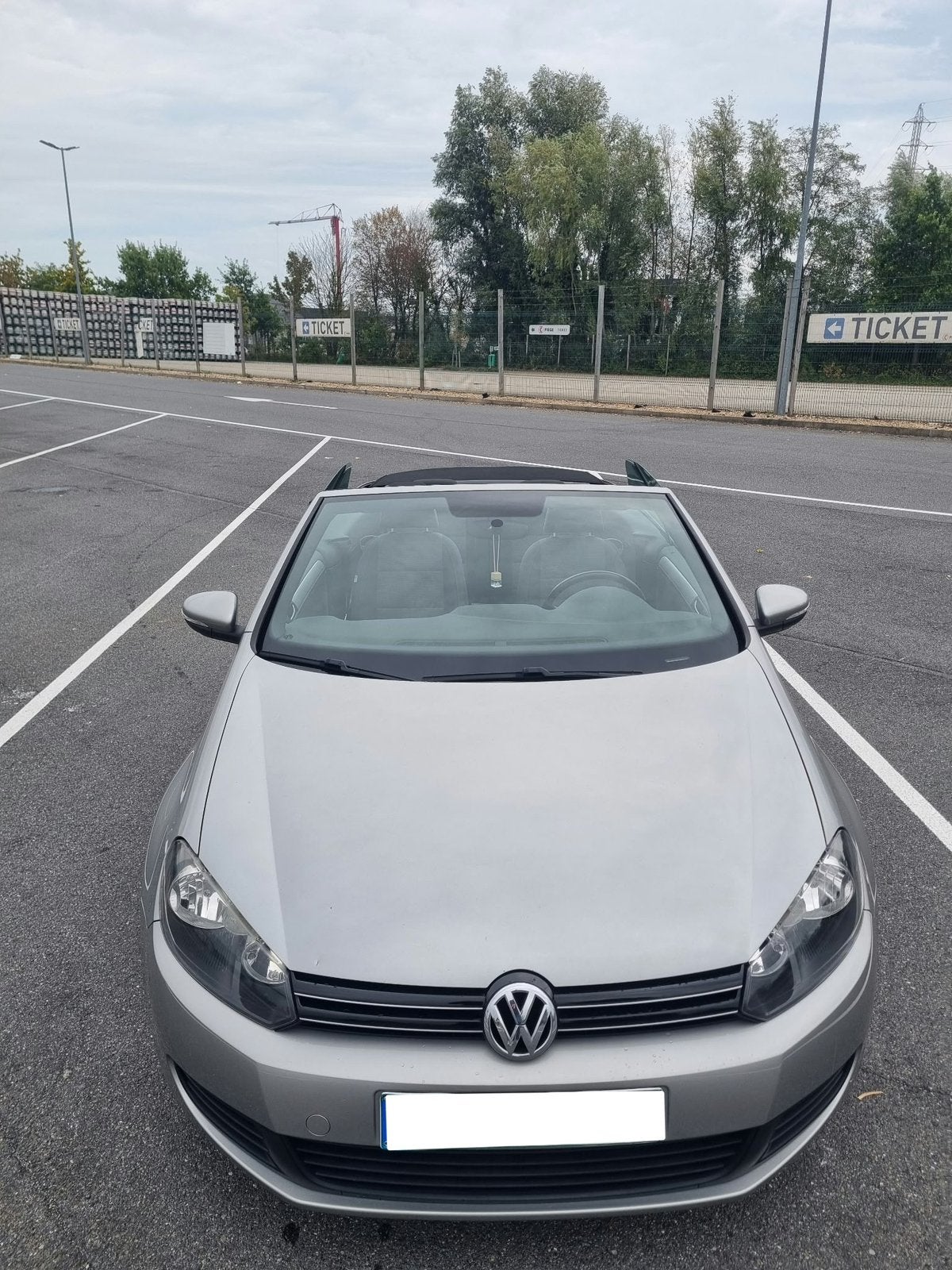 Volkswagen Golf 6 Cabriolet1.6 TDI 2012 EURO5 BLANCO GEKEURD, Autos, Euro 5, Achat, Cabriolet, Diesel
