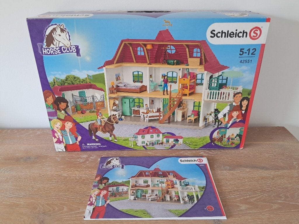 Schleich 42551 Lakeside landhuis en stal, Ophalen, Zo goed als nieuw, Meisje