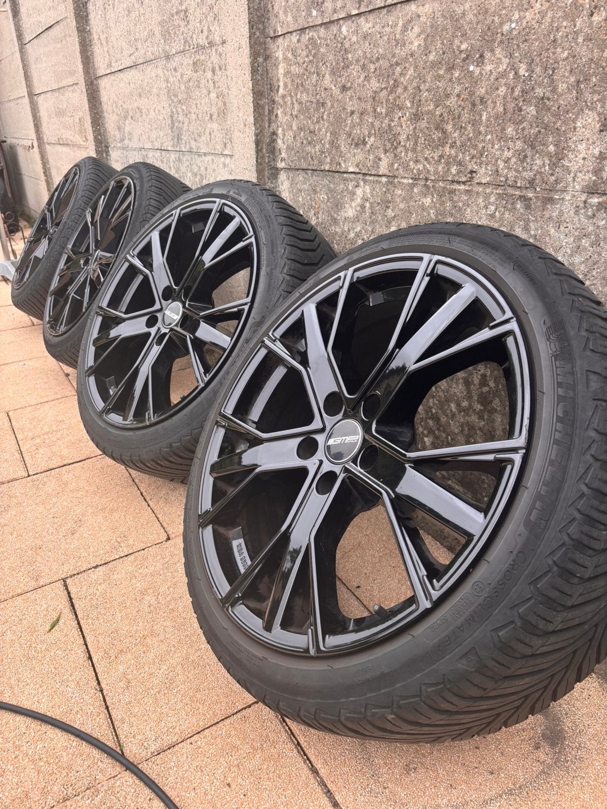 18" GMP Gunner velgen 5x112 Audi A3 VW Golf 5/6/7/8 Seat, Ophalen, 18 inch, All Season, Band(en)