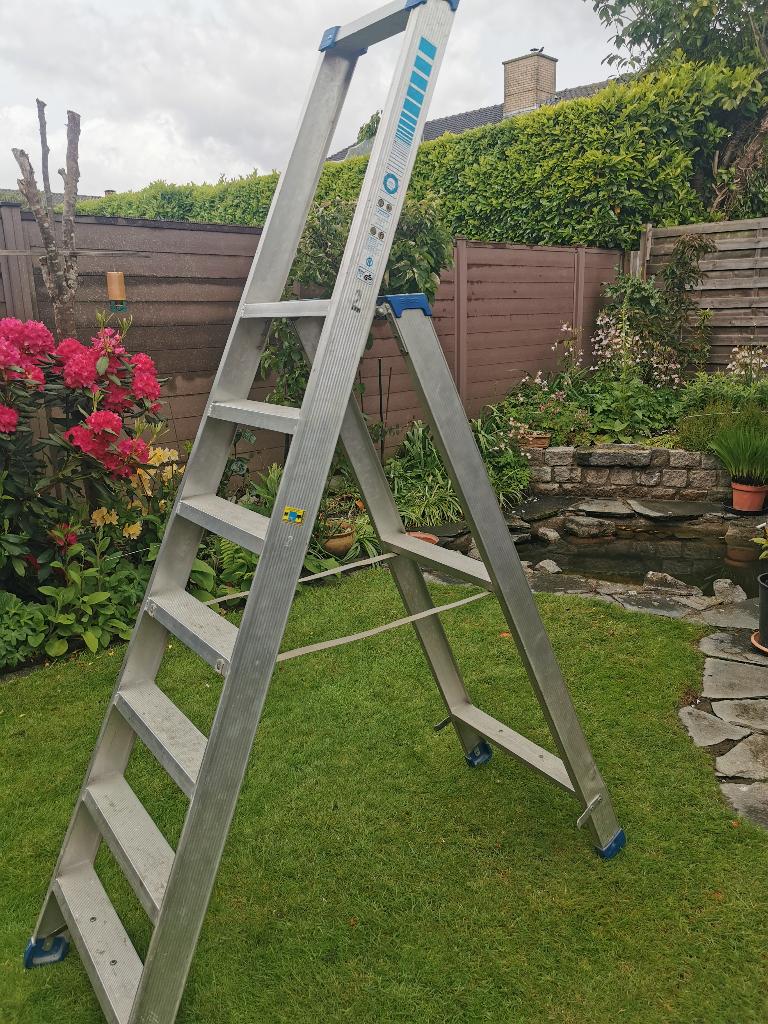 Plooiladder, Ophalen, Gebruikt, Ladder, Opvouwbaar of Inschuifbaar