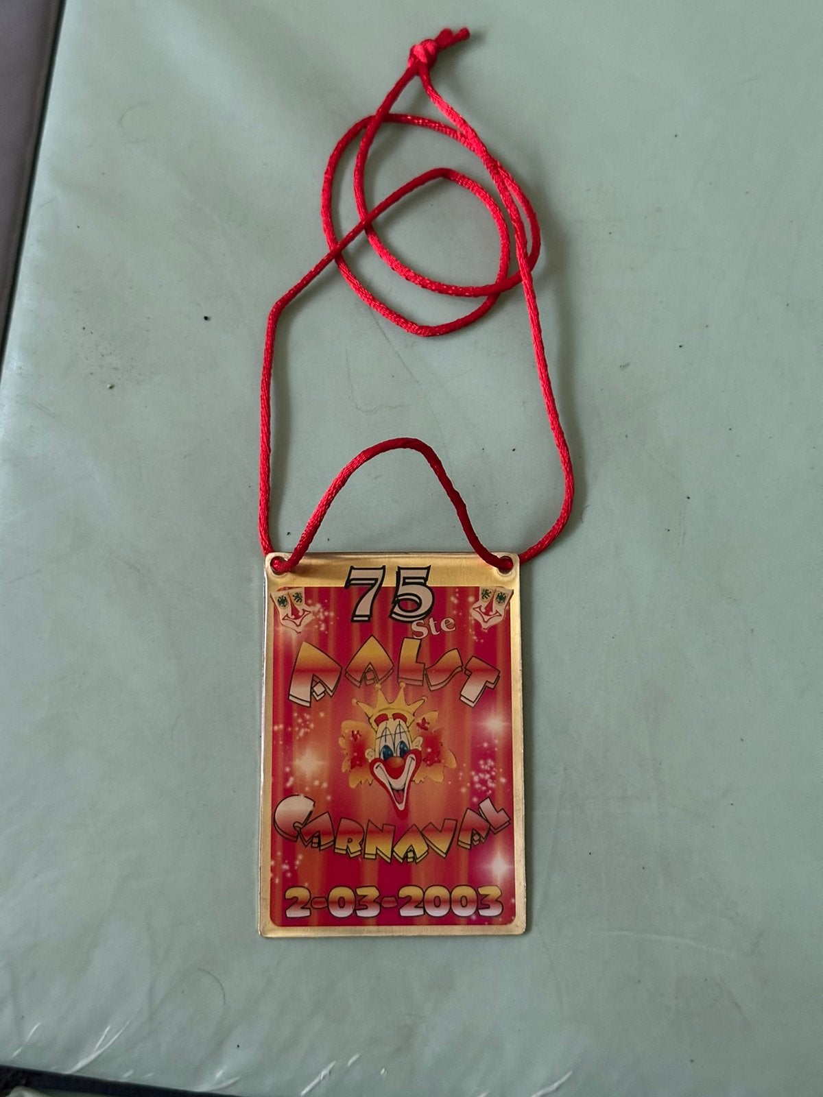 Aalst Oilsjt Carnaval medaille, Ophalen, Zo goed als nieuw