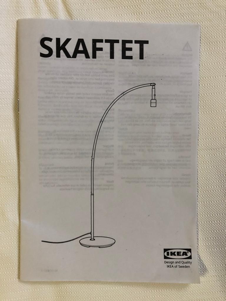 Pied de lampadaire arceau SKAFTET Ikea, Enlèvement, Comme neuf