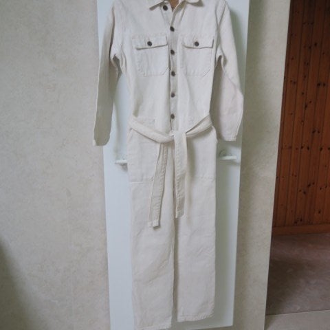 Denim jumpsuit met riem American Vintage mt 34 (38), Taille 38/40 (M), Enlèvement ou Envoi, Autres couleurs, Comme neuf