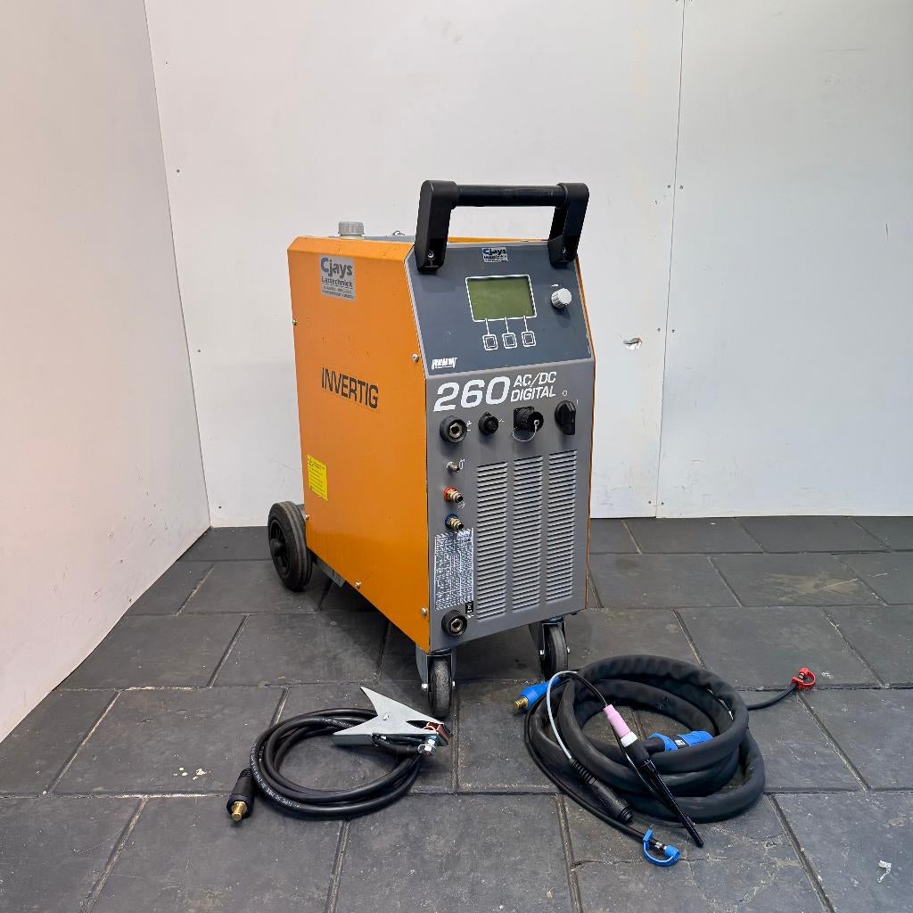 REHM Invertig 260 ACDC Digital Gebruikt Tig Laspost Machine, Bricolage & Construction, Outillage | Soudeuses, Utilisé, Tig, 250 ampères