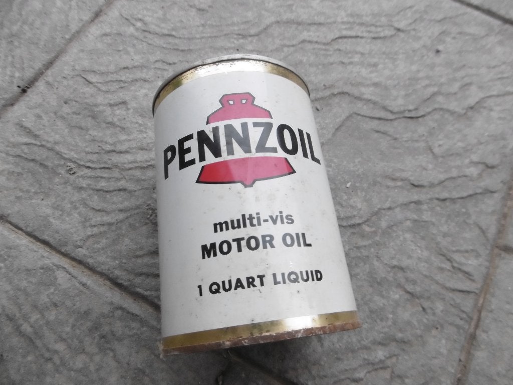 Ancien Bidon D’huile Pennzoil Année1950 U.S.A/jamais utilisé, Collections, Marques & Objets publicitaires, Enlèvement, Comme neuf