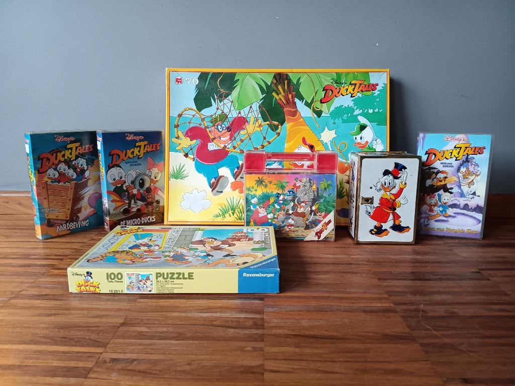 Set Ducktales, jaren 90, Verzamelen, Ophalen of Verzenden, Zo goed als nieuw