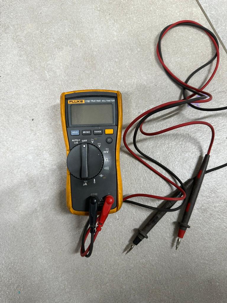 Fluke 116, Enlèvement, Comme neuf