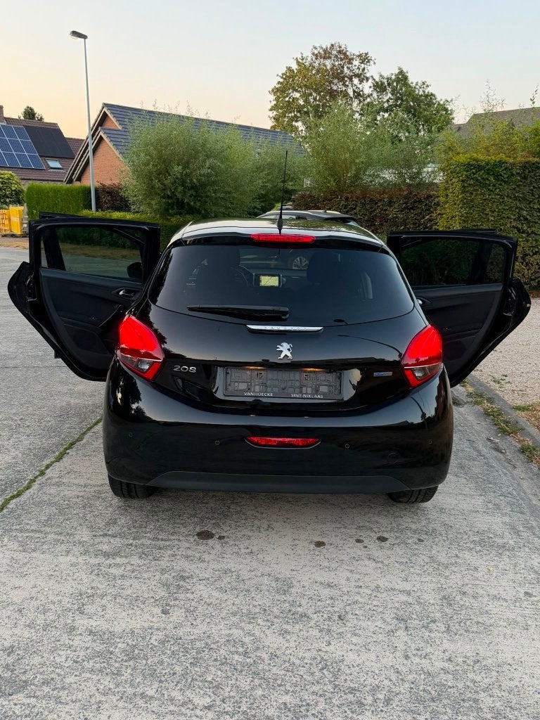 Peugeot 208 (nieuwstaat), Auto's, Leder en Stof, Zwart, Particulier, 1200 cc