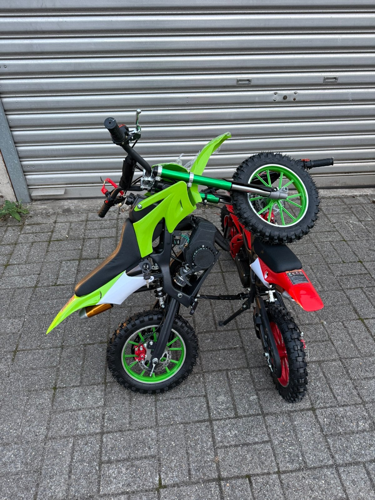 MOTO CROSS ENFANTS 50CC NOUVEAU PROMO 250€!!, Vélos & Vélomoteurs, Neuf, Dirt Bike, Enlèvement, Frein à disque