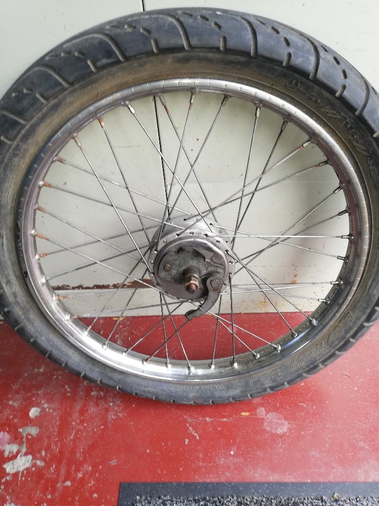 Bromfietswiel, Ophalen, Gebruikt