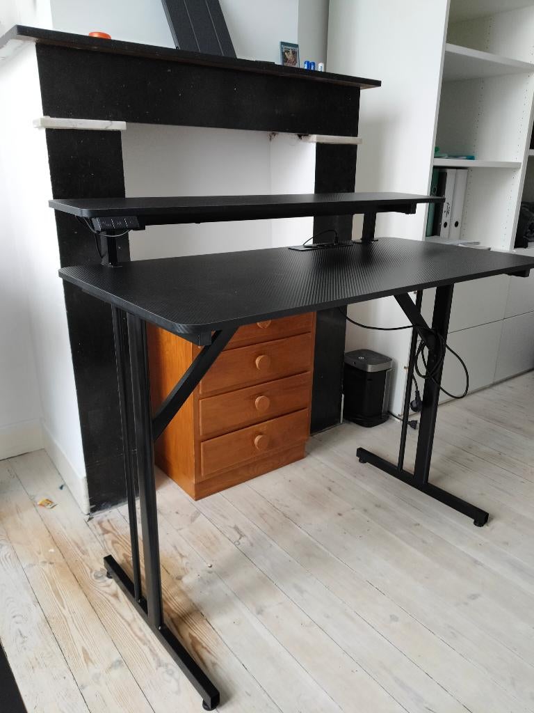 Bureau, Maison & Meubles, Bureaux, Bureau gaming, 50 cm, Comme neuf, Plastique