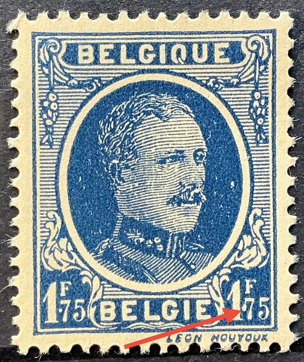 LOT 906. OBP: 257-V2. HOUYOUX. MNH **. Traan., Koninklijk huis, Orginele gom, Ophalen of Verzenden, Postfris