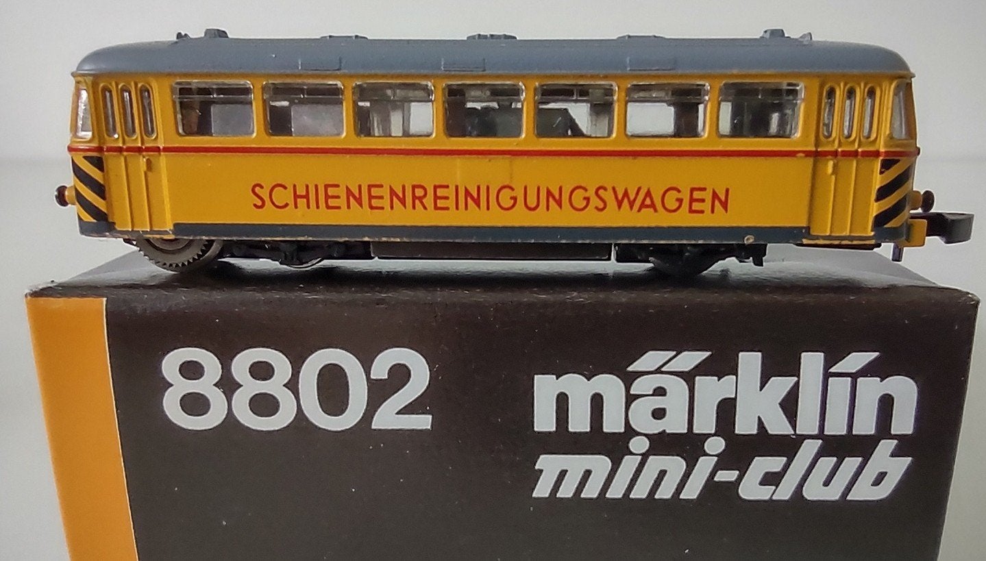 Voiture de nettoyage de rails Märklin z 8802 à l'échelle 1:2, Analogique, Enlèvement ou Envoi, Courant continu, Locomotive