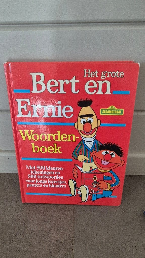 Sesamstraat het grote Bert en Ernie woordenboek vintage 1981, Boeken, Ophalen of Verzenden, Gelezen