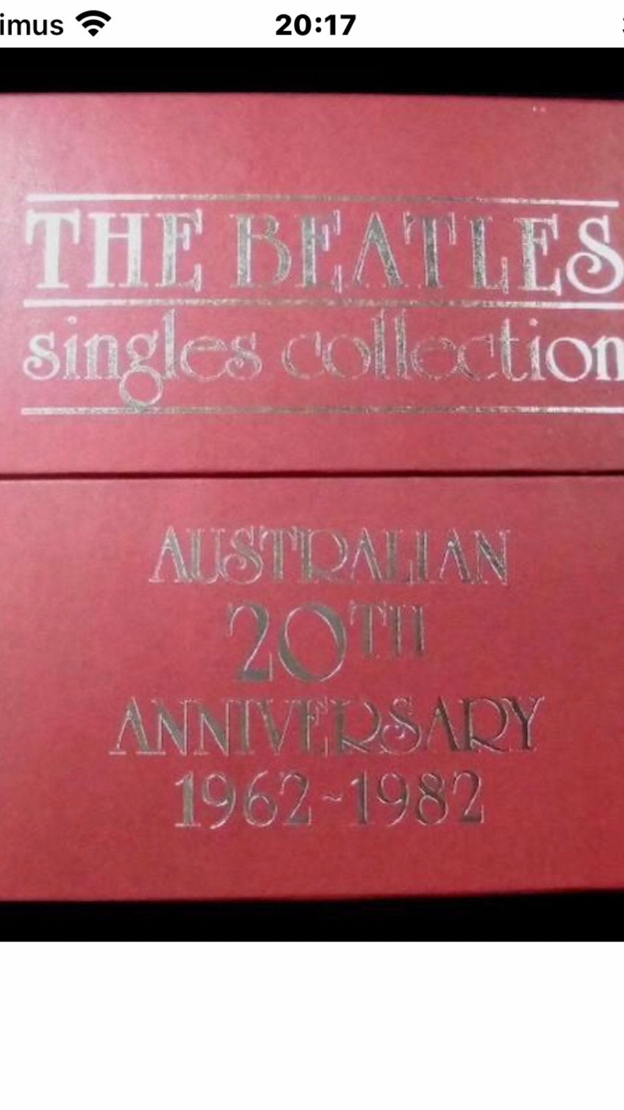 The Beatles Australian Box 1982 Special Ed. 34 Singles Coll., Verzamelen, Ophalen of Verzenden, Gebruikt, Cd of Plaat