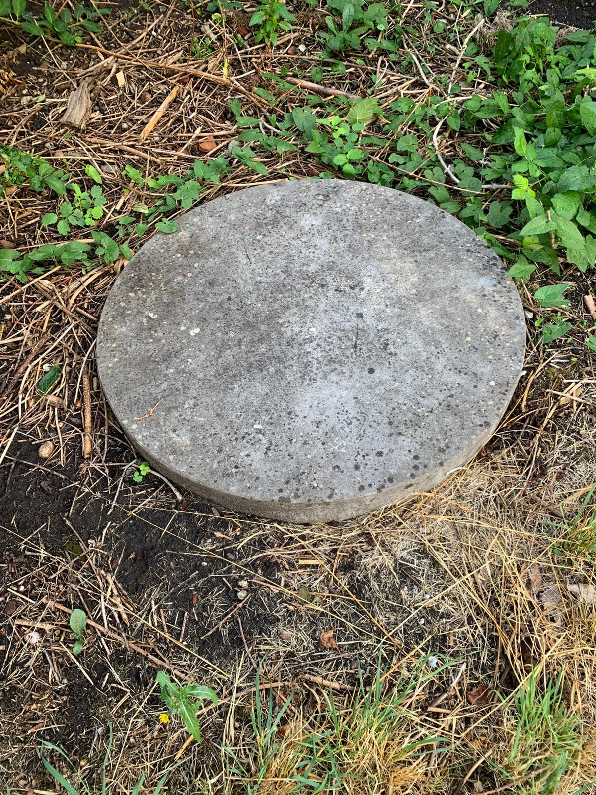 Socle beton 80 cm pour statue de jardin très robuste, Enlèvement, Comme neuf, Béton