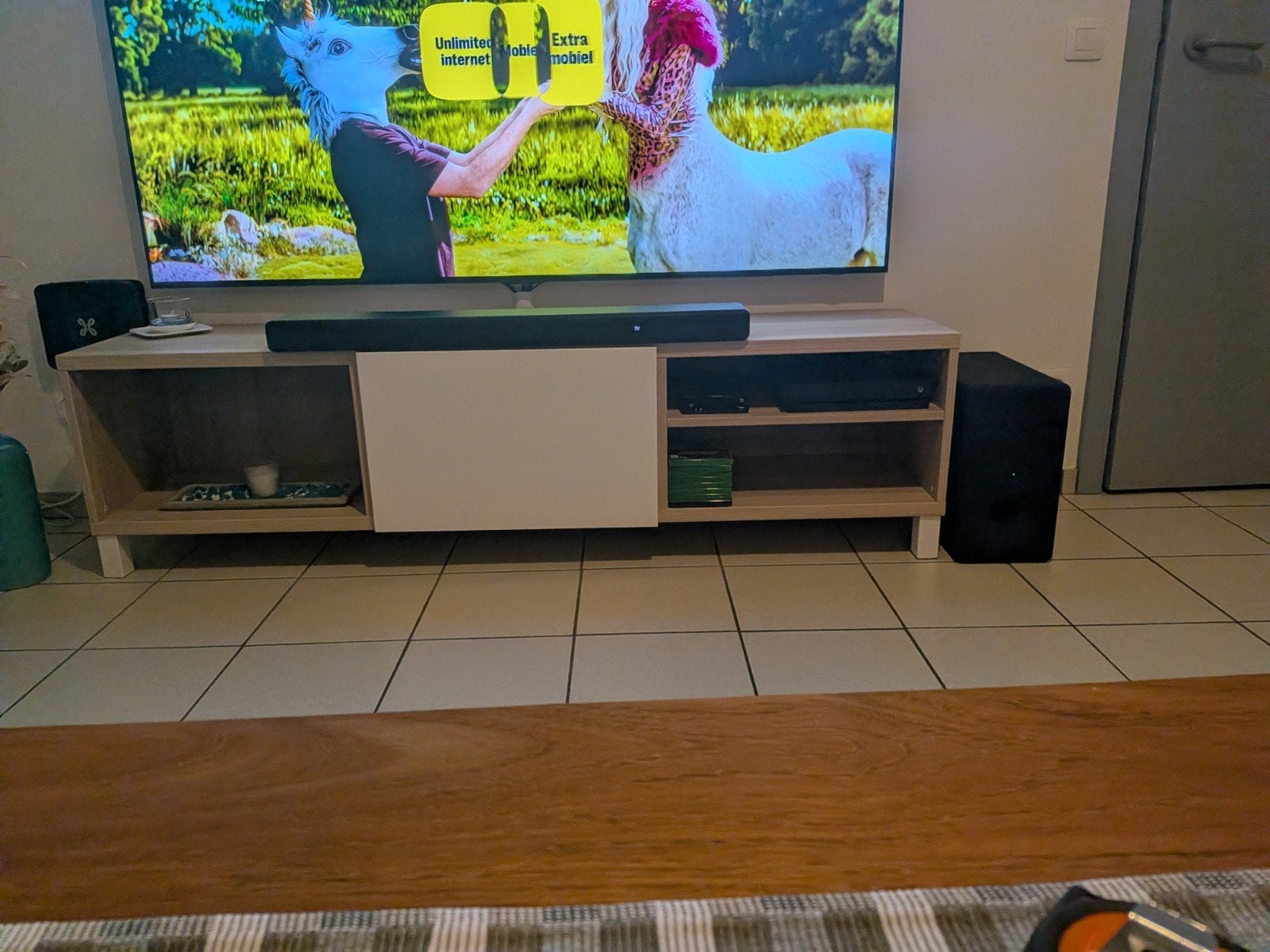 Sony A 3000 soundbar met sw-3 subwoofer, Enlèvement
