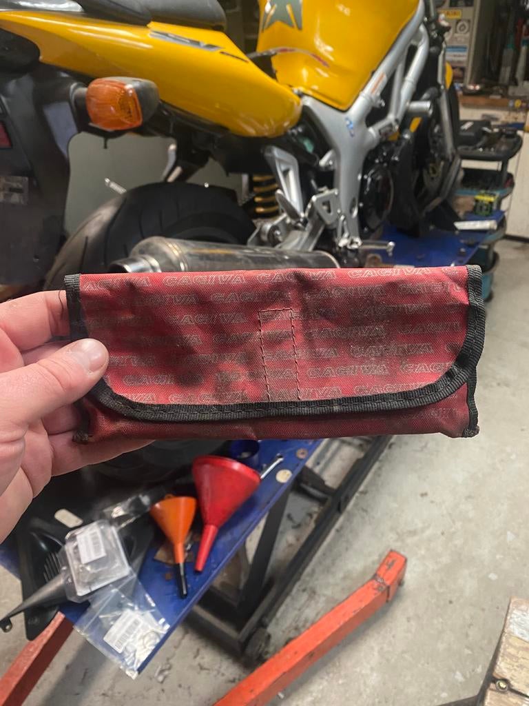 Pochette outils cagiva vintage, Enlèvement ou Envoi
