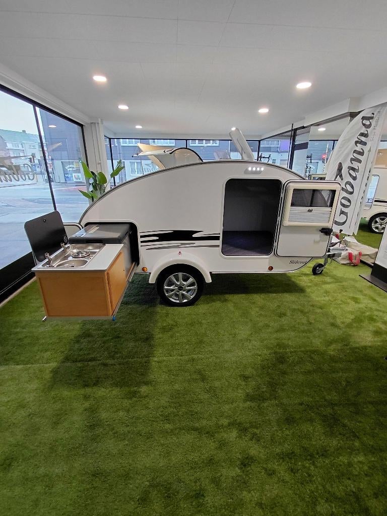 Gobanna 1200 Slide-out (2026) teardrop/mini-caravan, Caravans en Kamperen, Caravans, Overige merken, Vast bed, IJmuiden, Tot en met 2