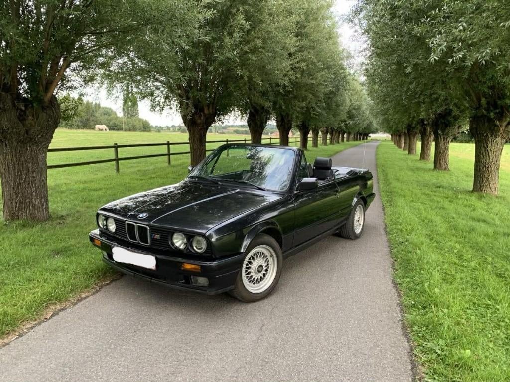BMW - 318is Cabrio - 1989, Cuir, Argent ou Gris, Achat, Cabriolet