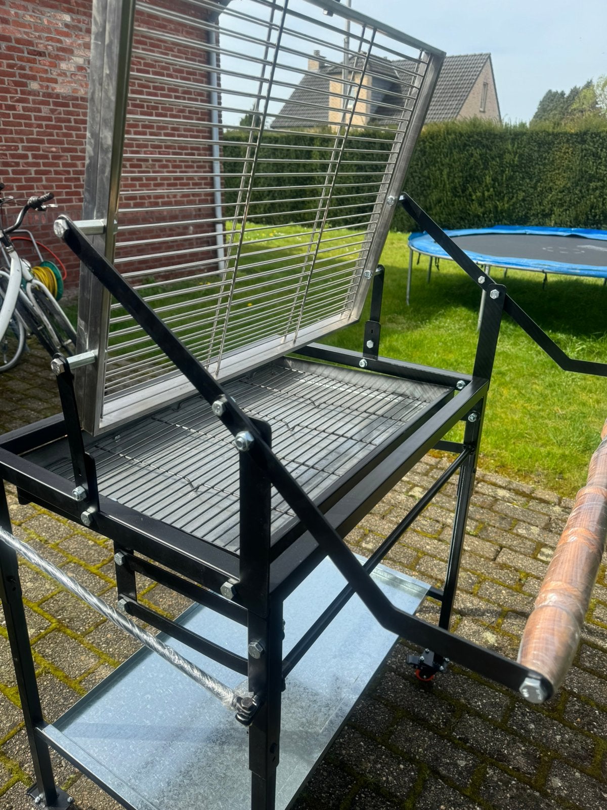 DRAAIBARE BBQ SUPER GRILL, Ophalen, Nieuw, Met accessoires