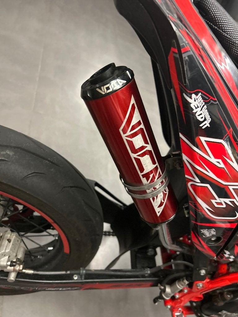 Schakelbrommer uitlaat met demper 50 cc, Fietsen en Brommers, Scooters | Overige merken, Benzine, 50 cc, Ophalen, Overige merken