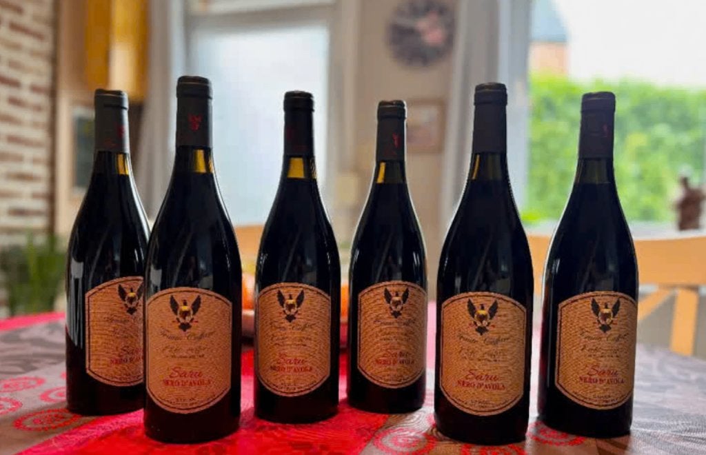 Vin rouge sicilien - Saru 2019 (Tenute Cuffaro), Gratuit, Enlèvement, Italie, Vin rouge