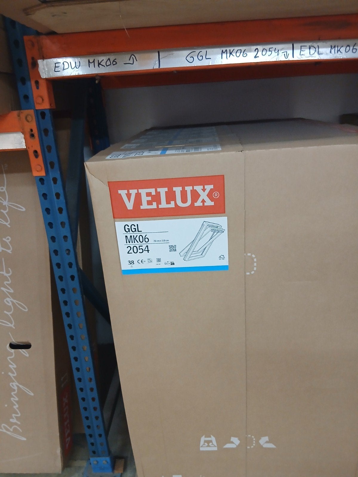 Velux 78x98, Ophalen