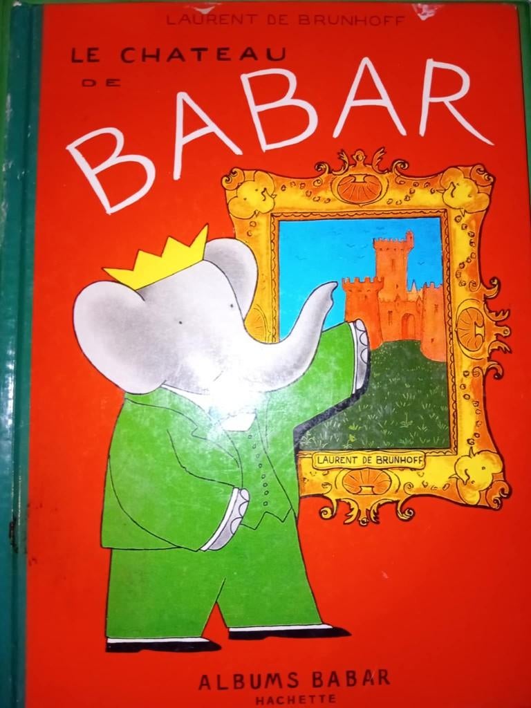 boek le chateau de babar 1961, Fictie algemeen, Ophalen of Verzenden, Zo goed als nieuw, Laurent de brunhoff