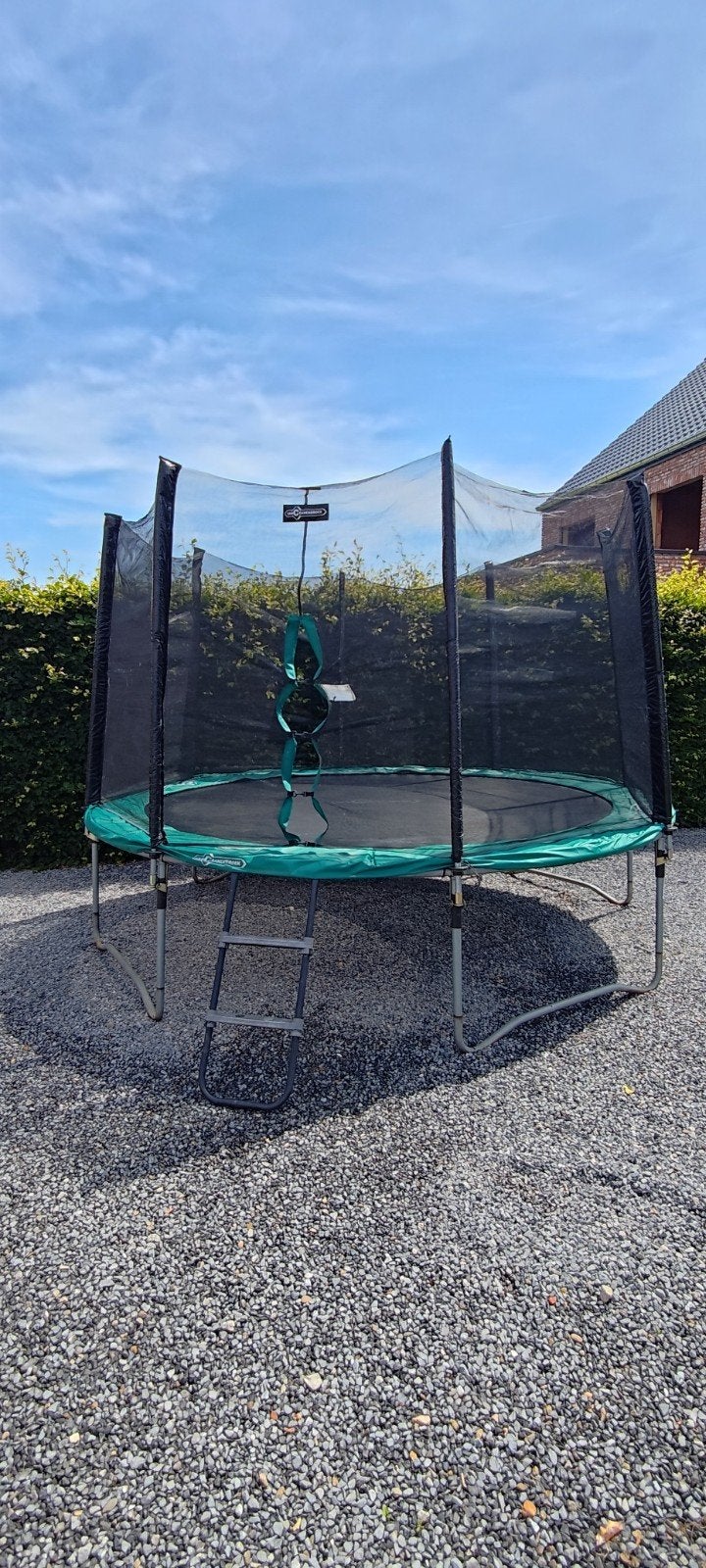 Trampoline diameter 366 cm, Ophalen, Gebruikt