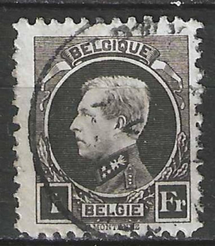 Belgie 1921/1927 - Yvert/OBP 214 - Koning Albert I (ST), Postzegels en Munten, Verzenden, Gestempeld, Gestempeld, Koninklijk huis