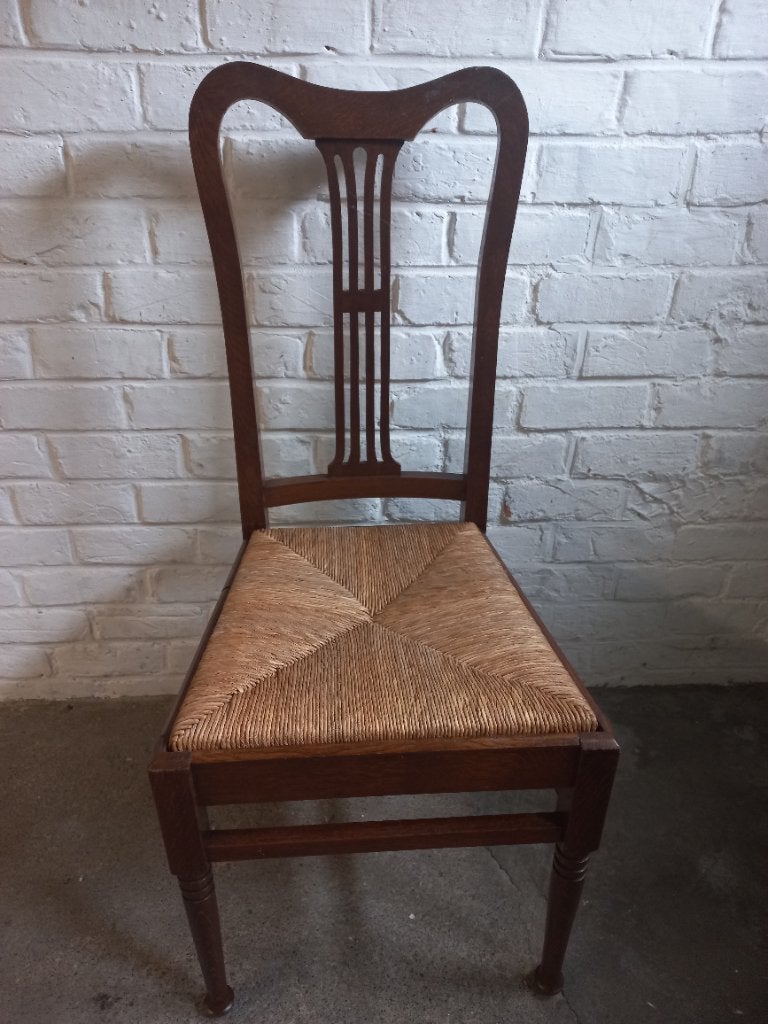 Lot de 6 anciennes chaises en chêne, Enlèvement