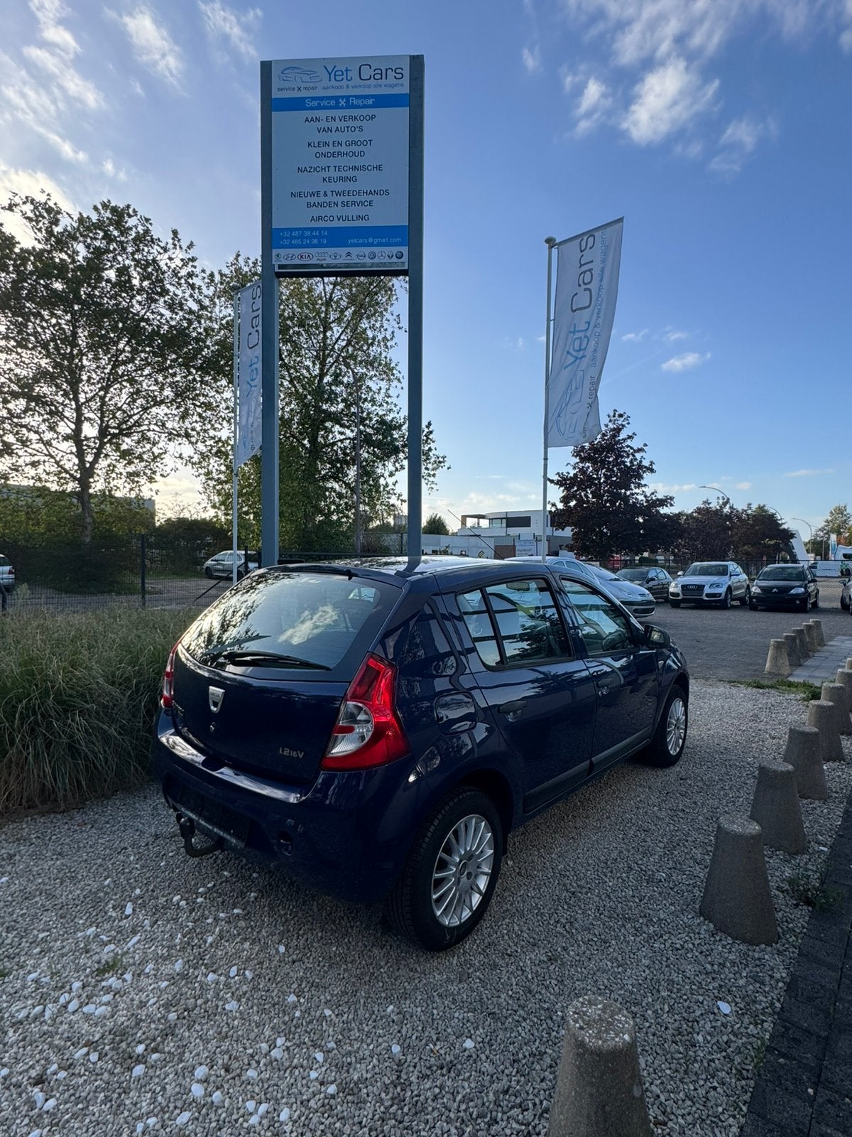 Dacia sandero benzine met keuring verkoop garantie, Achat, Entreprise, Boîte manuelle, Noir