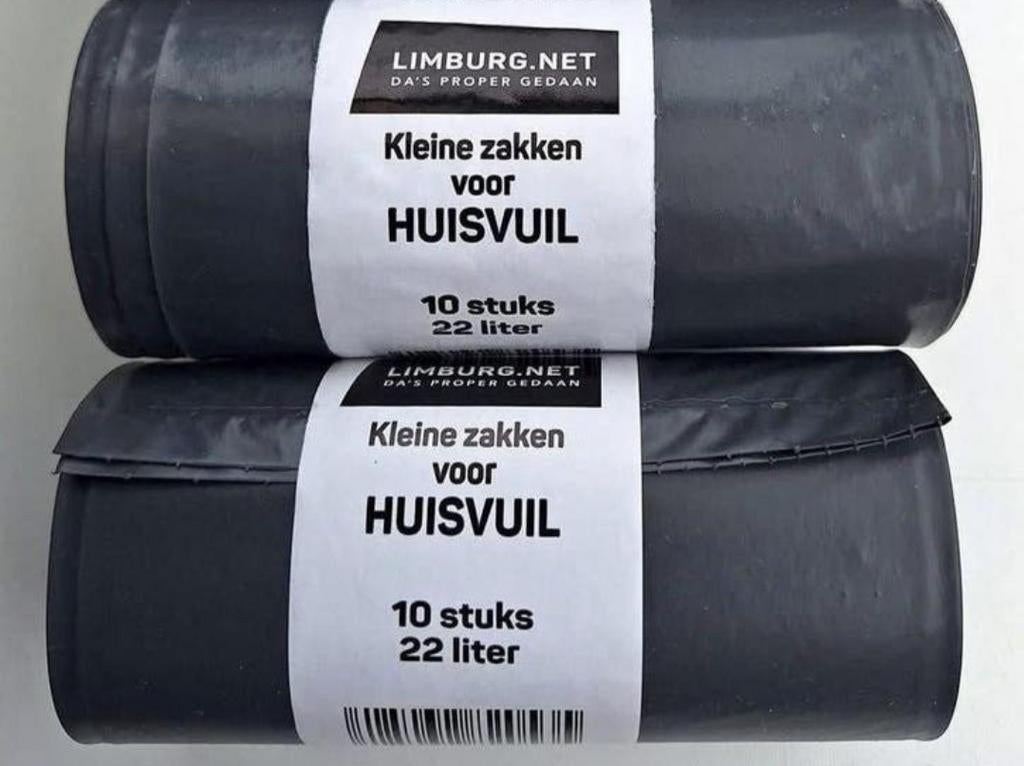 Vuilzakken huisvuil 22l Limburg, Doe-het-zelf en Bouw, Ophalen
