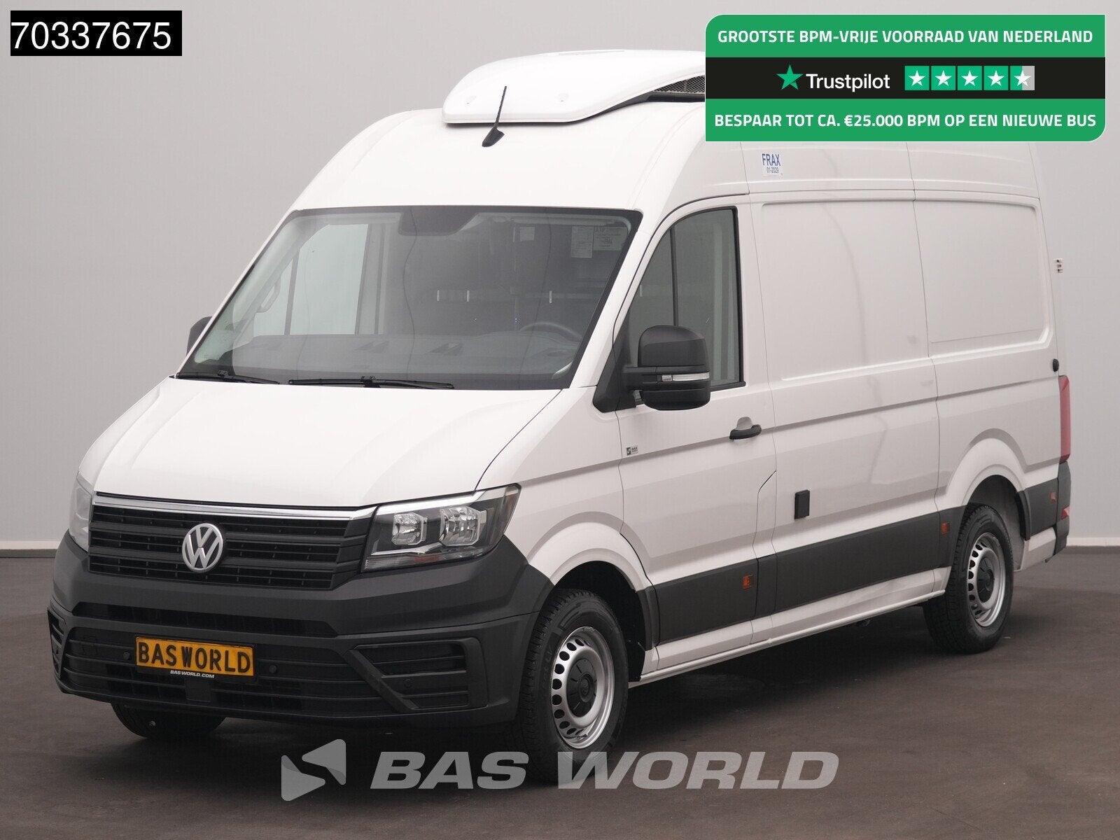Volkswagen Crafter 140pk Koelwagen Kerstner Cooljet L3H3 AC/, Auto's, Gebruikt, Euro 6, 4 cilinders, Volkswagen