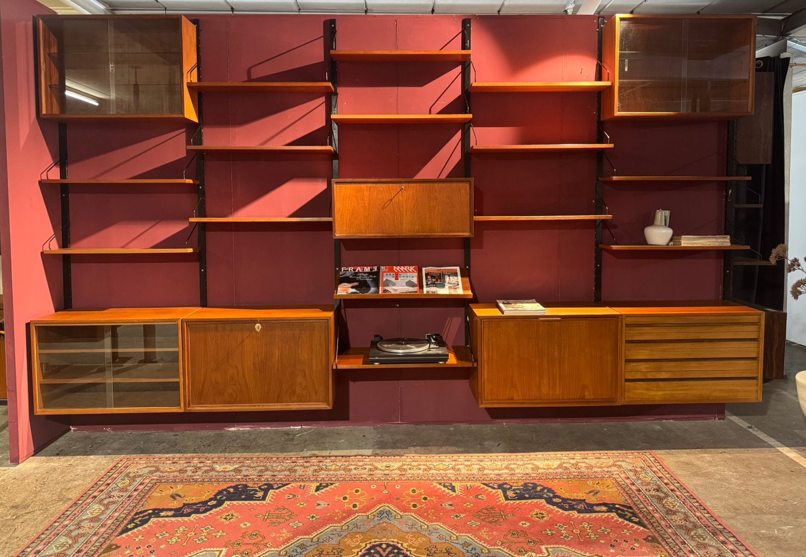 Pokl Cadovius by Royal System vintage modulair wandsysteem, Enlèvement ou Envoi, Utilisé, Teck
