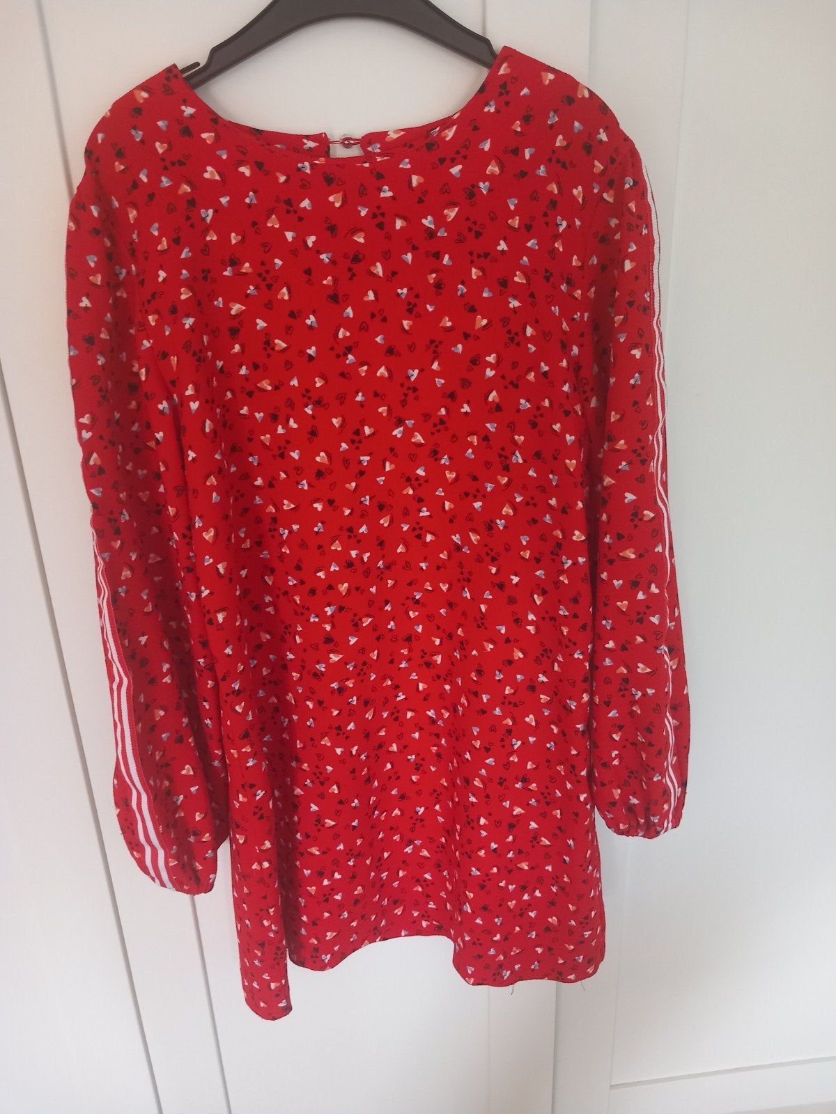Rood kleedje blue bay maat 152, Kinderen en Baby's, Kinderkleding | Maat 152, Ophalen, Meisje, Zo goed als nieuw, Jurk of Rok