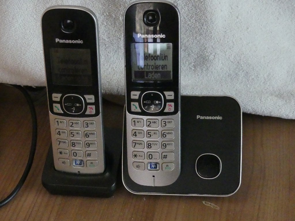 Duo Telefoon, Télécoms, Téléphones fixes | Combinés & sans fil, Utilisé, 2 combinés, Enlèvement