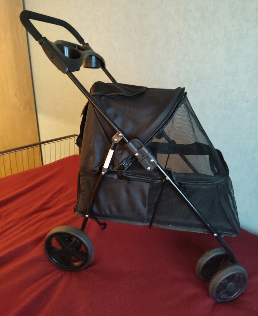 hondenbuggy, Animaux & Accessoires, Enlèvement, Comme neuf, Poussette pour chien