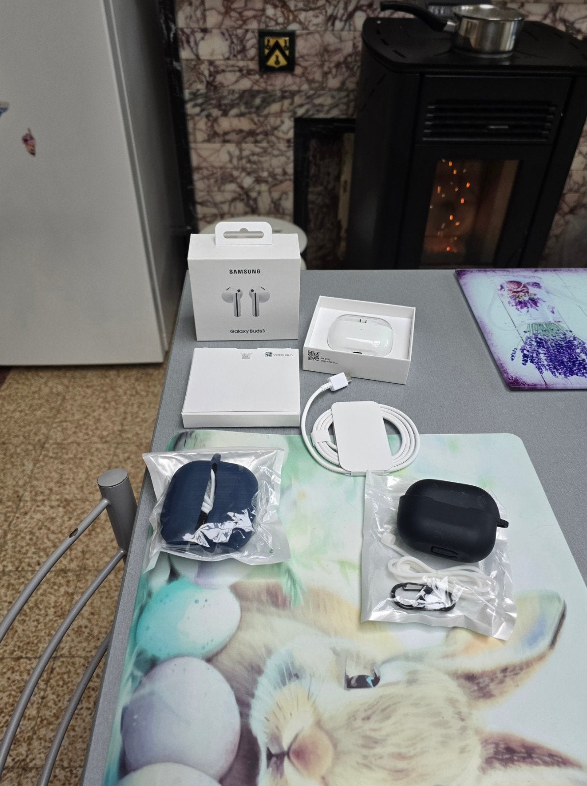 SAMSUNG GALAXY BUDS 3 OORDOPJES, Telecommunicatie, Mobiele telefoons | Oordopjes, Ophalen, Nieuw, In oorschelp (earbud), Wit