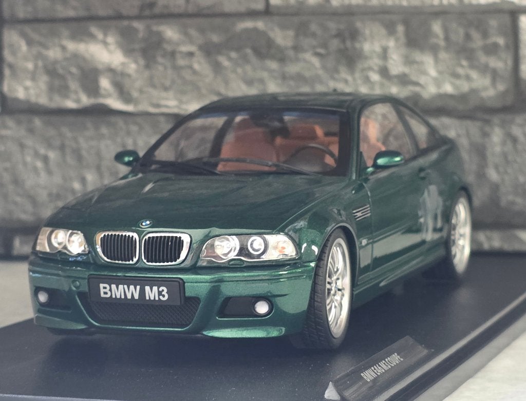 BMW E46 M3 COUPE Oxford Green 1/18ème, Enlèvement ou Envoi, Solido, Voiture, Solido